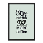 Coffee Wall Art, Coffee Lover Gift, Funny Coffee Print, Home Decor, Kitchen Wall Art, Cafe Decor, Coffee Saying, Coffee Poster - Tawshia